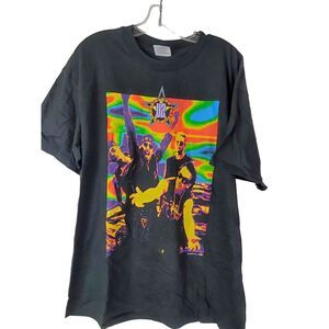 Vintage 1993 U2 Band Concert T-Shirt XL Black Cotton‎ 90s GUC